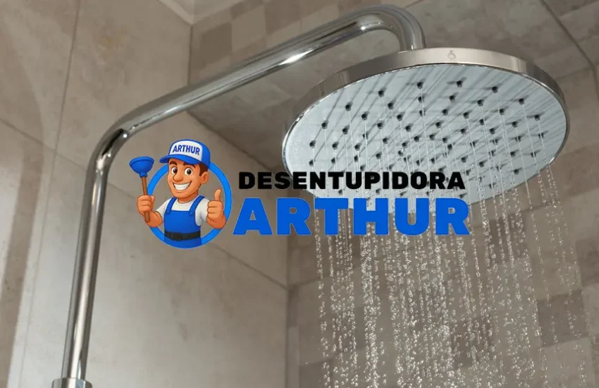 Desentupimento de Chuveiro - Desentupidora Arthur: desentupimento em Fortaleza - CE, ligue agora (85) 9 8570-6823