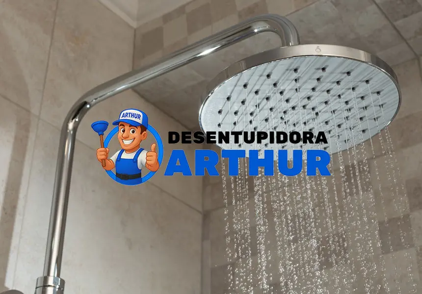 Desentupimento de Chuveiro - Desentupidora Arthur: desentupimento em Fortaleza - CE, ligue agora (85) 9 8570-6823