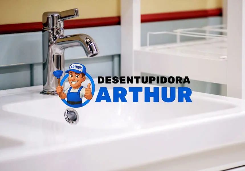 Desentupimento de Pia de Banheiro - Desentupidora Arthur: desentupimento em Fortaleza - CE, ligue agora (85) 9 8570-6823