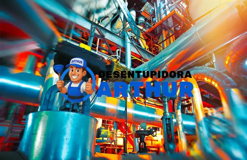 Desentupimento de Tubulação Industrial - Desentupidora Arthur: desentupimento em Fortaleza - CE, ligue agora (85) 9 8570-6823