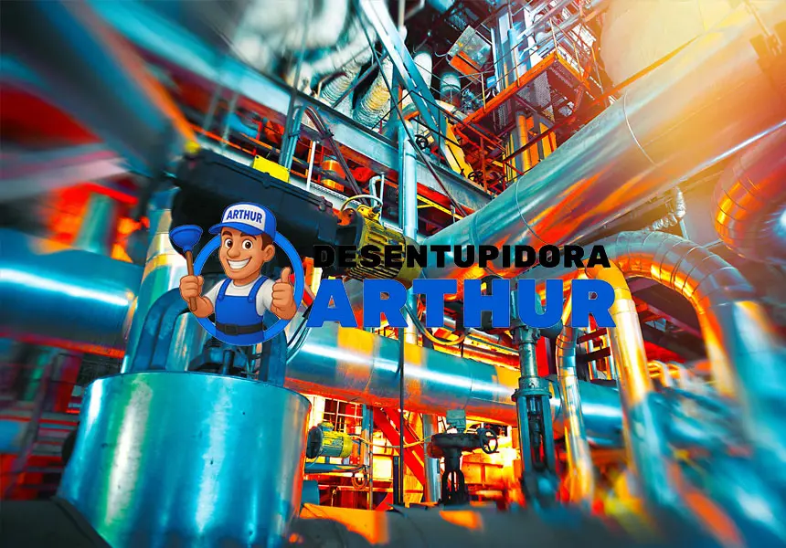 Desentupimento de Tubulação Industrial - Desentupidora Arthur: desentupimento em Fortaleza - CE, ligue agora (85) 9 8570-6823