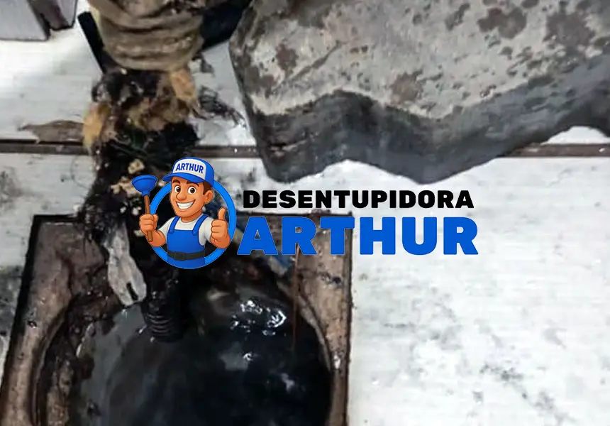 Limpeza de Caixa de Gordura Industrial - Desentupidora Arthur: desentupimento em Fortaleza - CE, ligue agora (85) 9 8570-6823